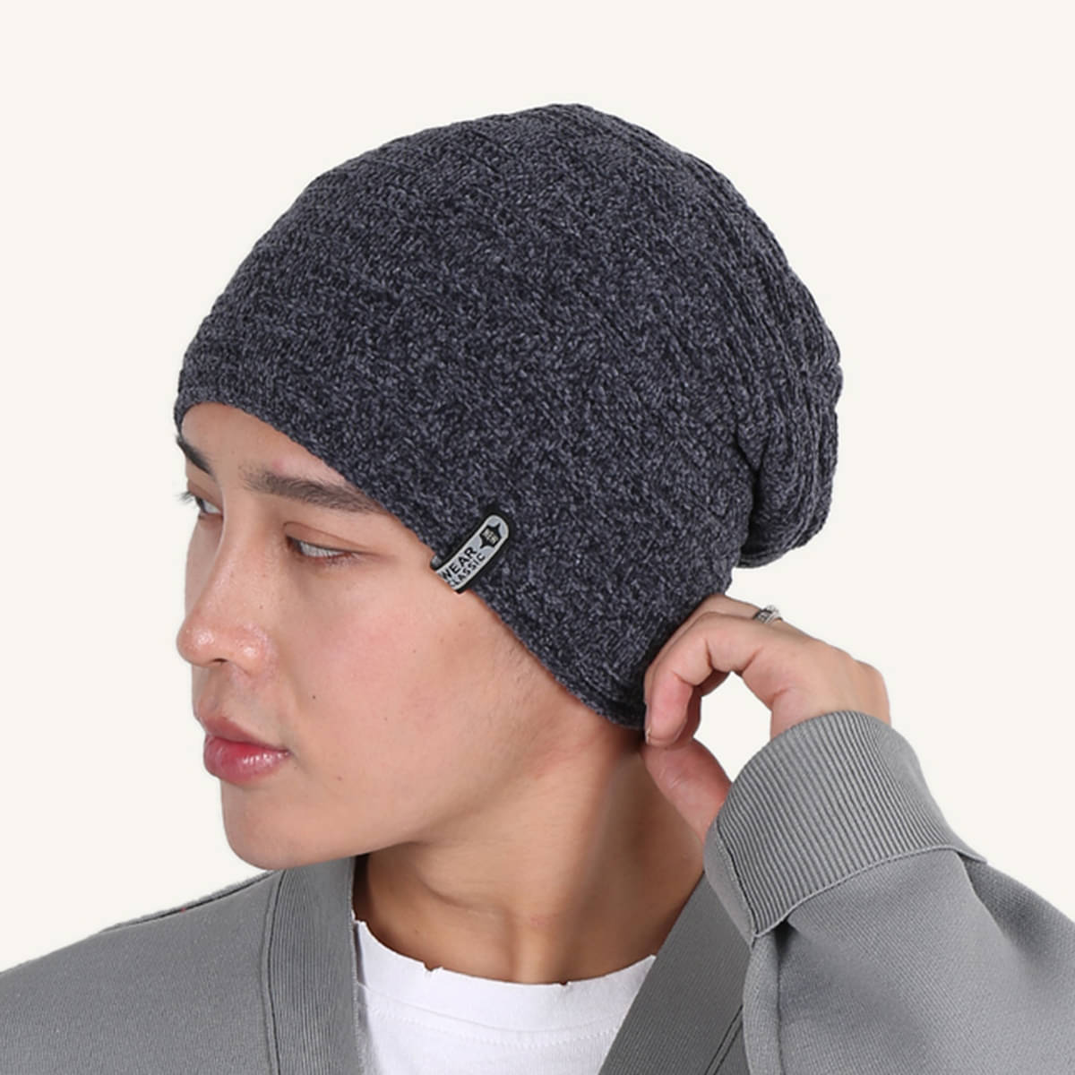     			Edifier Woollen Winter Cap for Men & Women (Pack of 1)
