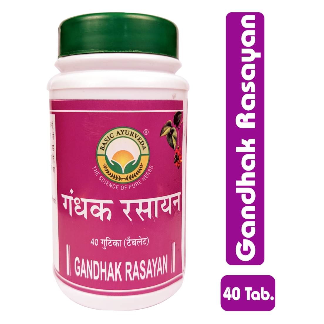     			Basic Ayurveda Gandhak Rasayan Bati Tablet 40 no.s Pack Of 6