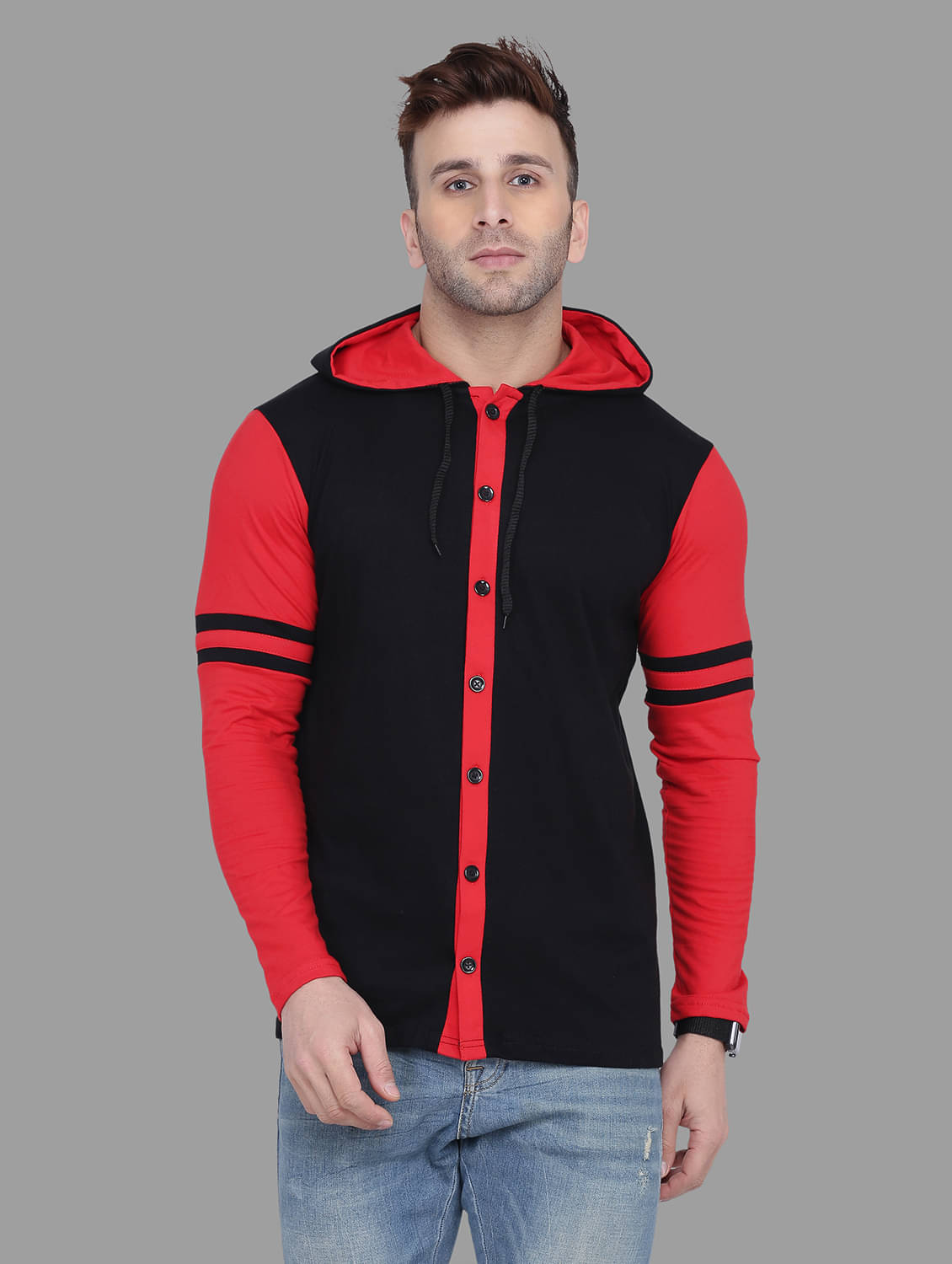 Tfurnish Cotton Blend Red Solids T-Shirt Tfurnish Cotton Blend Red Solids T-Shirt