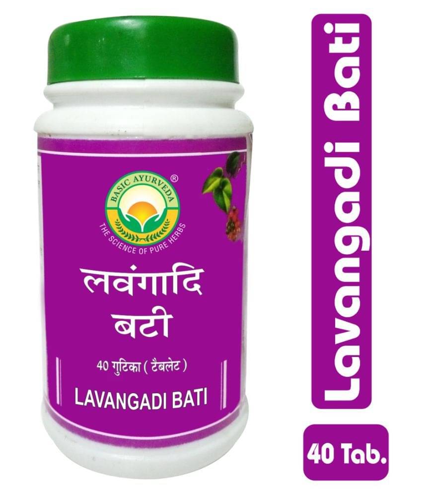     			Basic Ayurveda Lavangadi Bati Tablet 40 no.s Pack Of 6