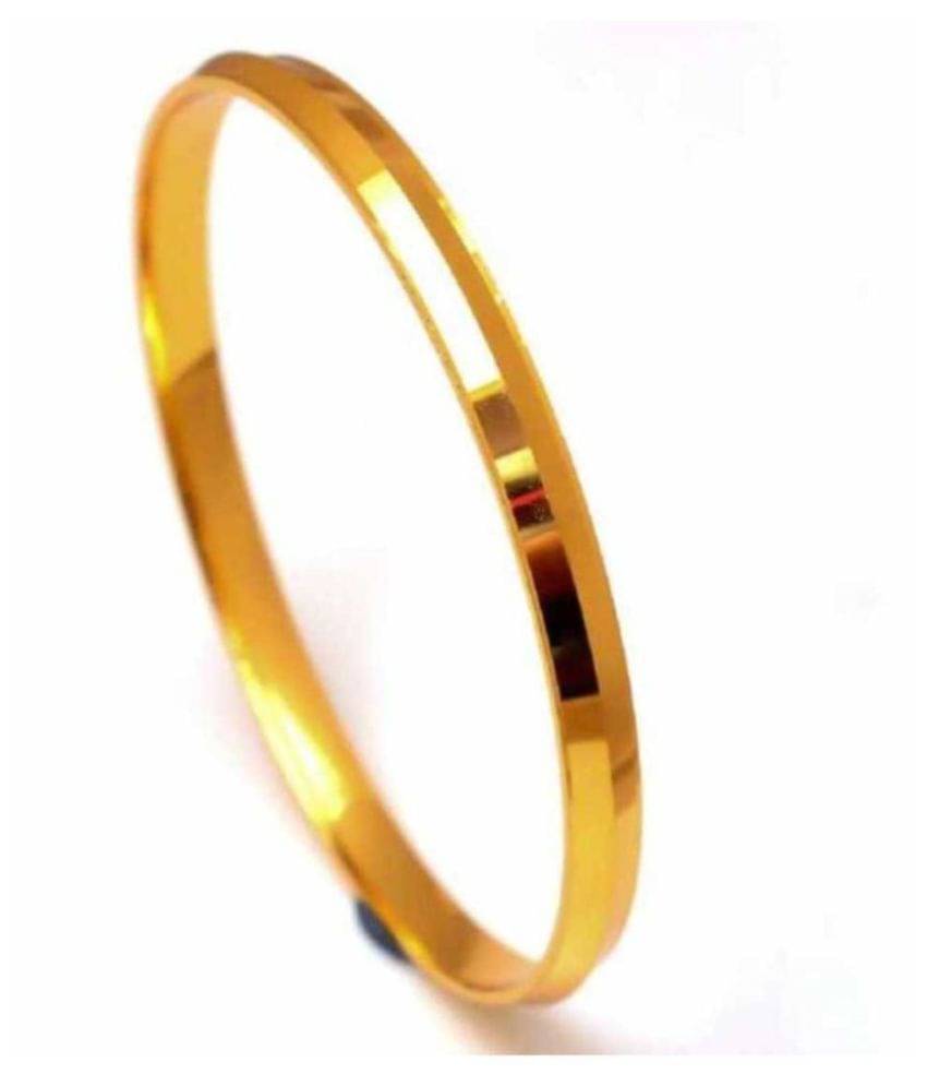 Sapna Art Gold Plated Kada For Men Sapna Art Gold Plated Kada For Men