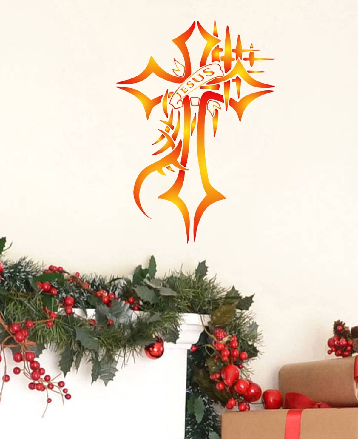 Decor Villa Jesus Christ Sticker ( 43 x 58 cms )