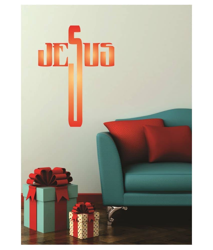 Decor Villa Jesus Sticker ( 48 x 58 cms )