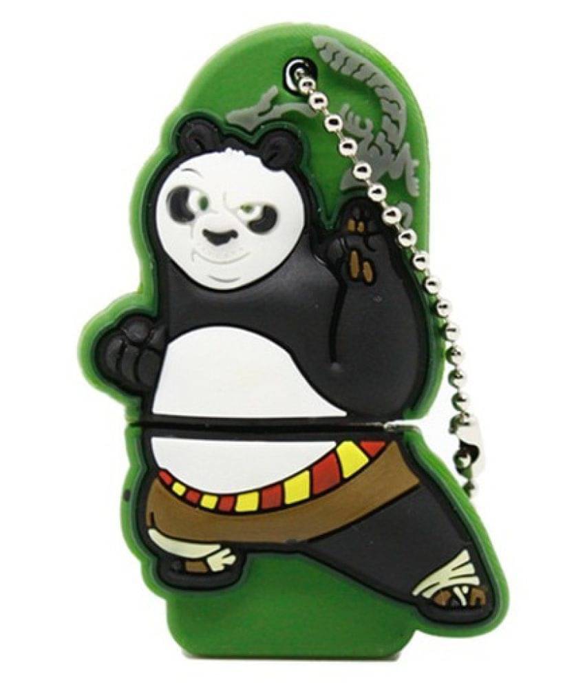     			Pankreeti PKT814 Kungfu Panda 32GB USB 2.0 Fancy Pendrive Pack of 1