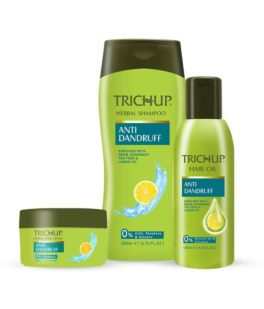     			Trichup Scalp Nourishment Kit (Anti-Dandruff Oil 100 mL, Anti-Dandruff Shampoo 200 mL, Anti-Dandruff Cream 200 mL) Pack of 3