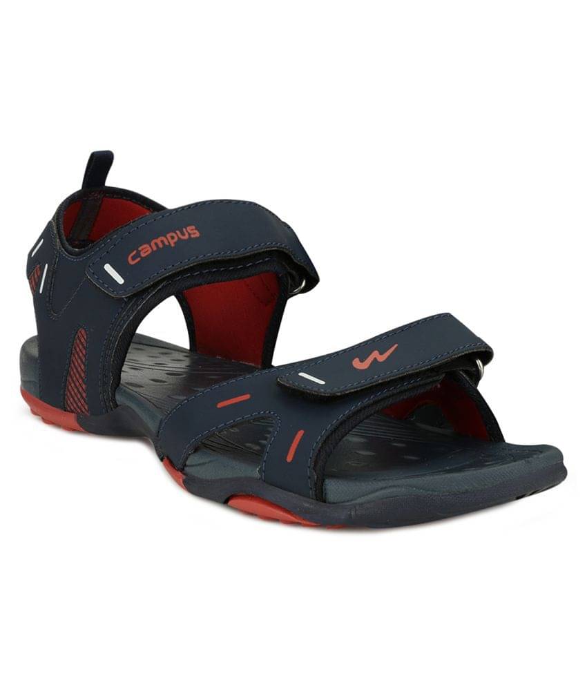     			Campus Navy Mesh/Textile Sandals