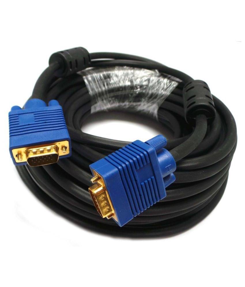     			ANDTRONICS 15m VGA Premium 15 Pin Cable for PC, Projector, Monitor - Black