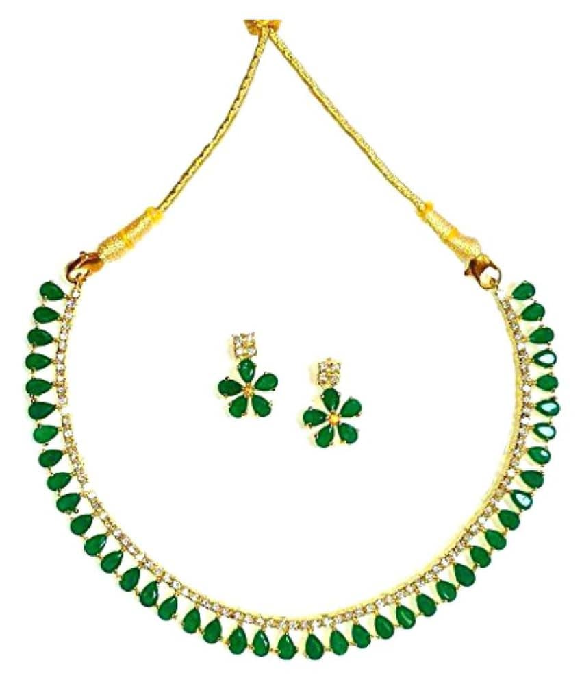 Jewar Mandi - Multicolor Alloy Necklace ( Pack of 1 )