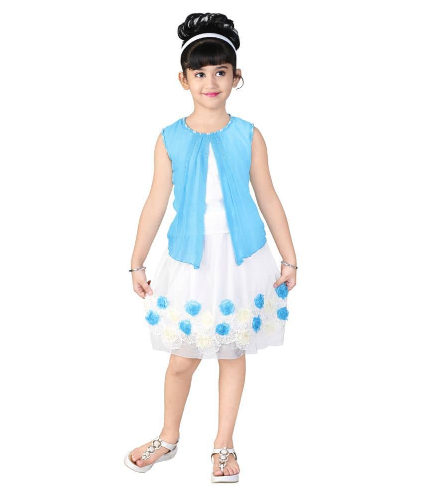 Zadmus Baby Girls Net Dresses ( Green )