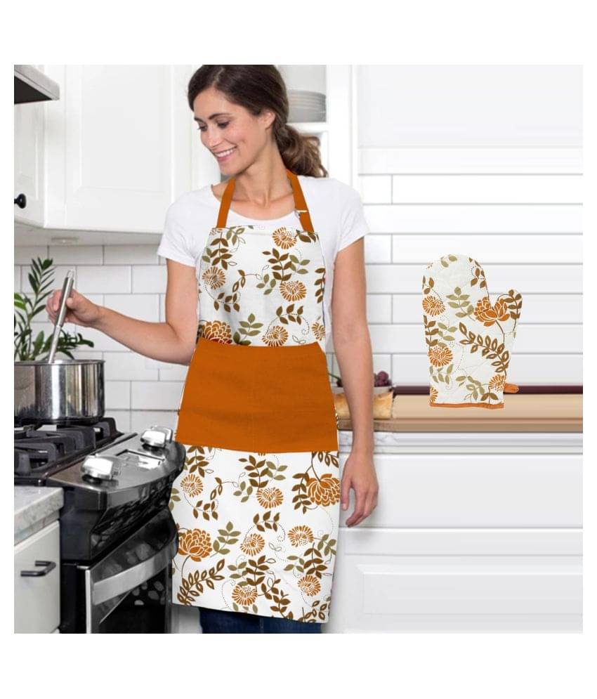 DecoTree Set of 2 Cotton Apron & Mitten DecoTree Set of 2 Cotton Apron & Mitten