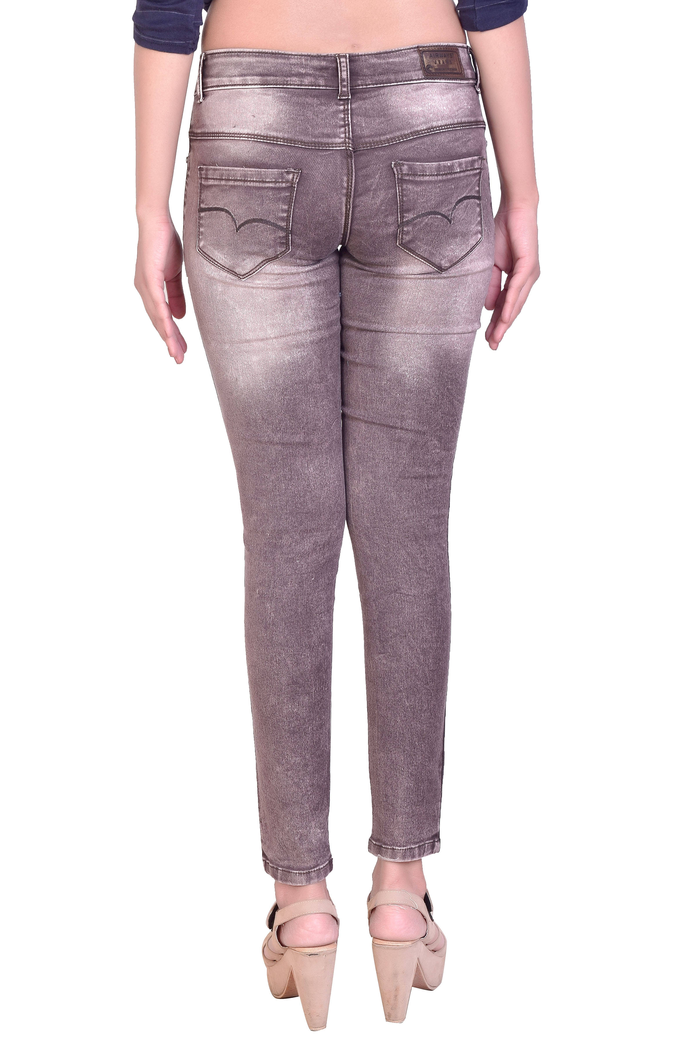     			Airways Denim Jeans - Brown