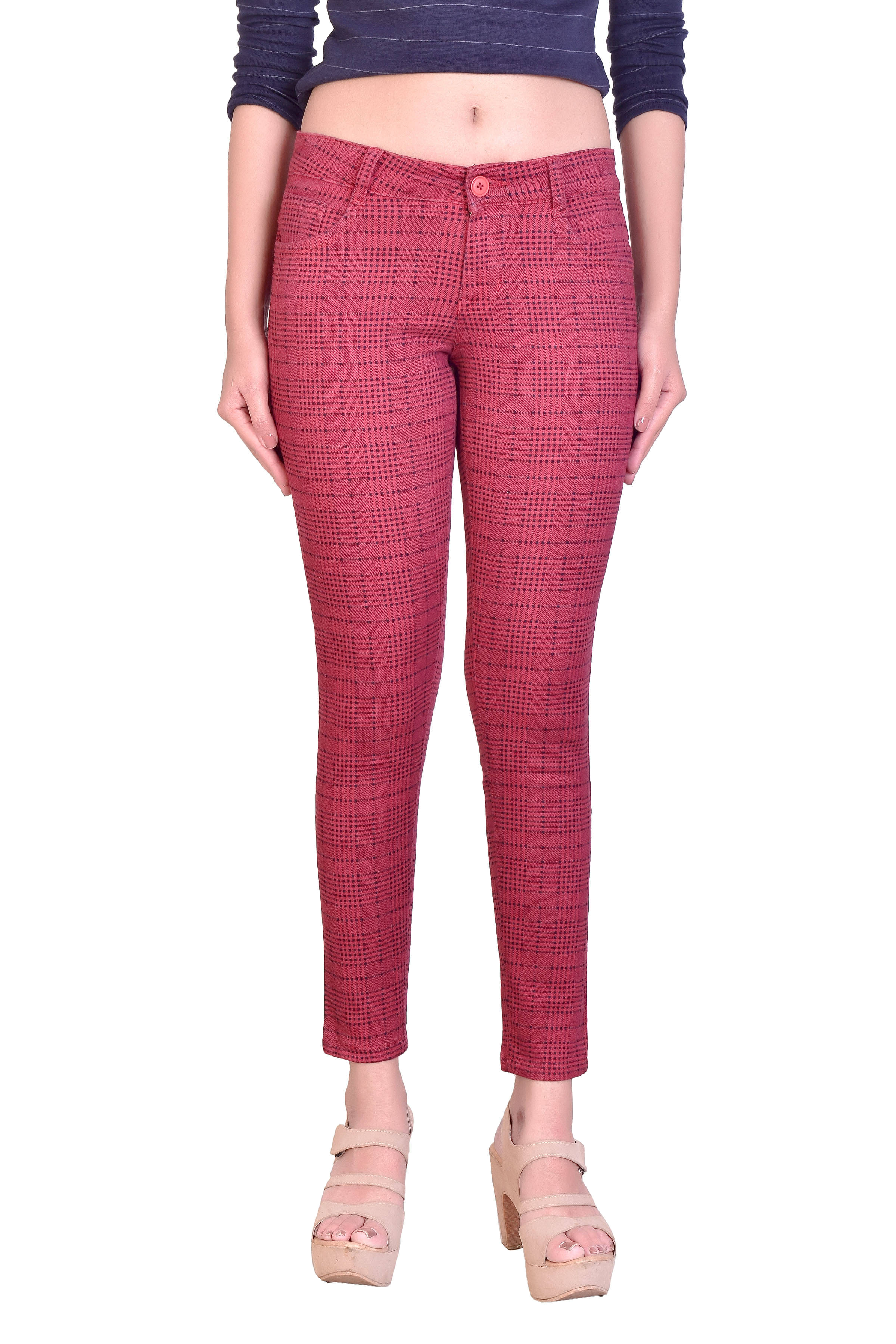     			Airways Denim Jeans - Red