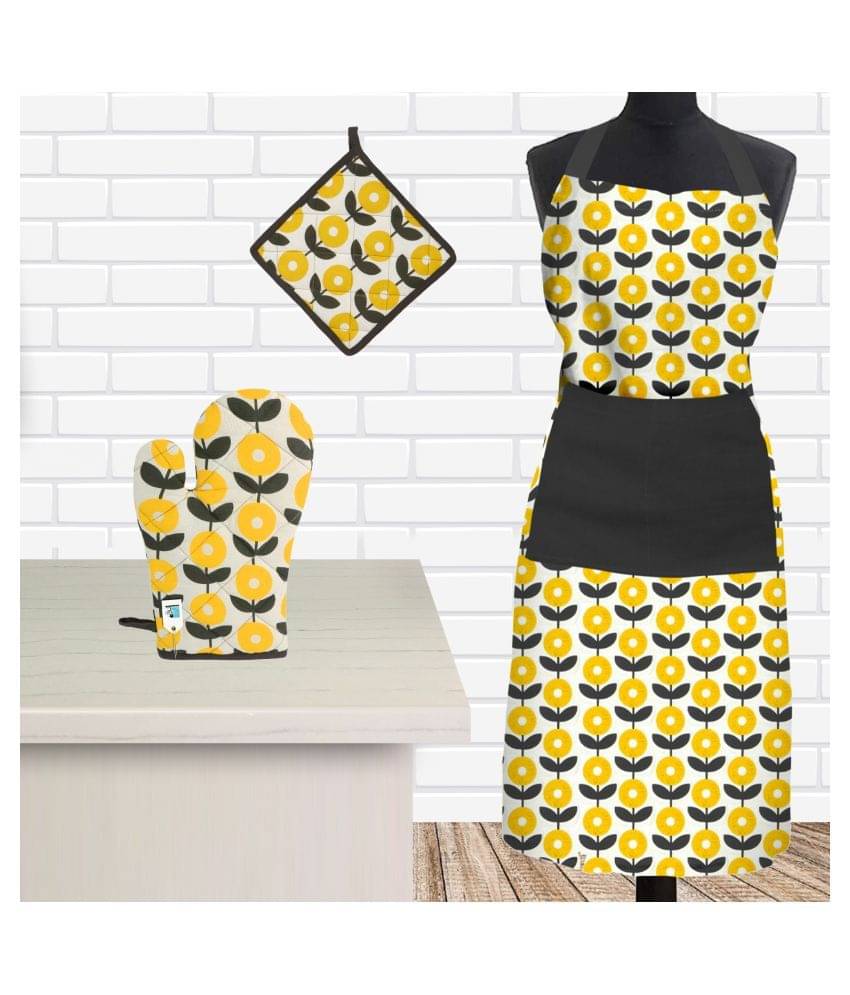     			DECOTREE Cotton Floral Apron Combos ( )