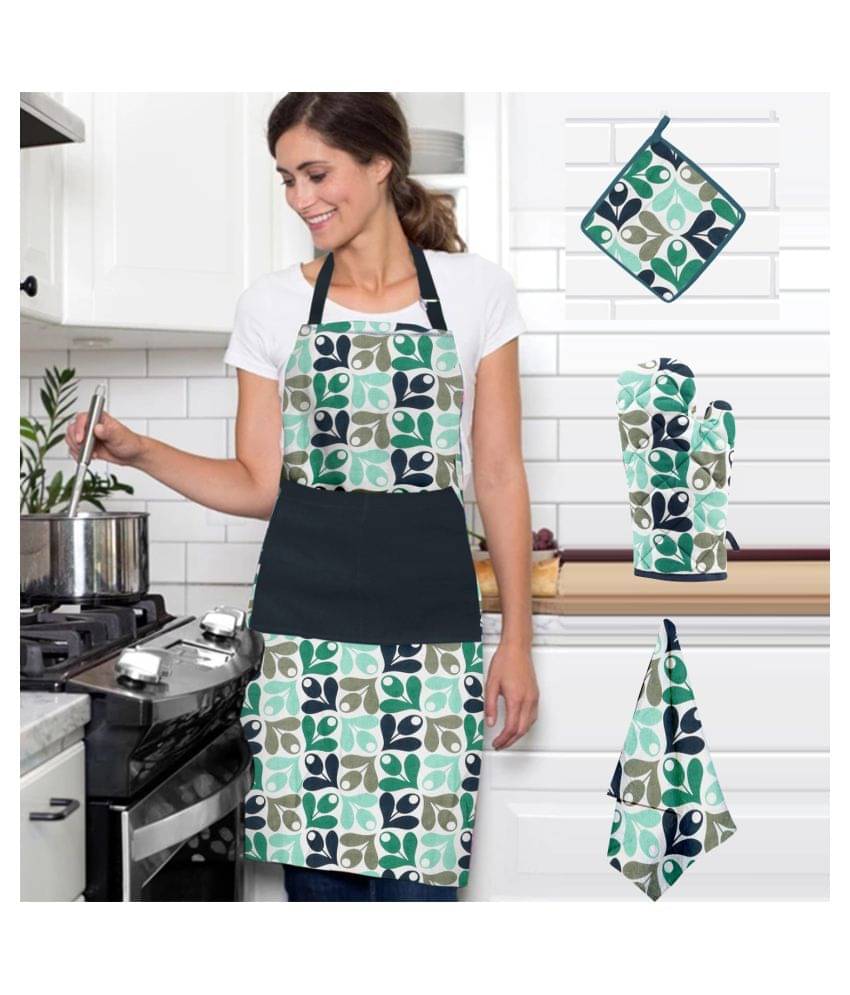 DECOTREE Cotton Floral Apron Combos ( ) DECOTREE Cotton Floral Apron Combos ( )