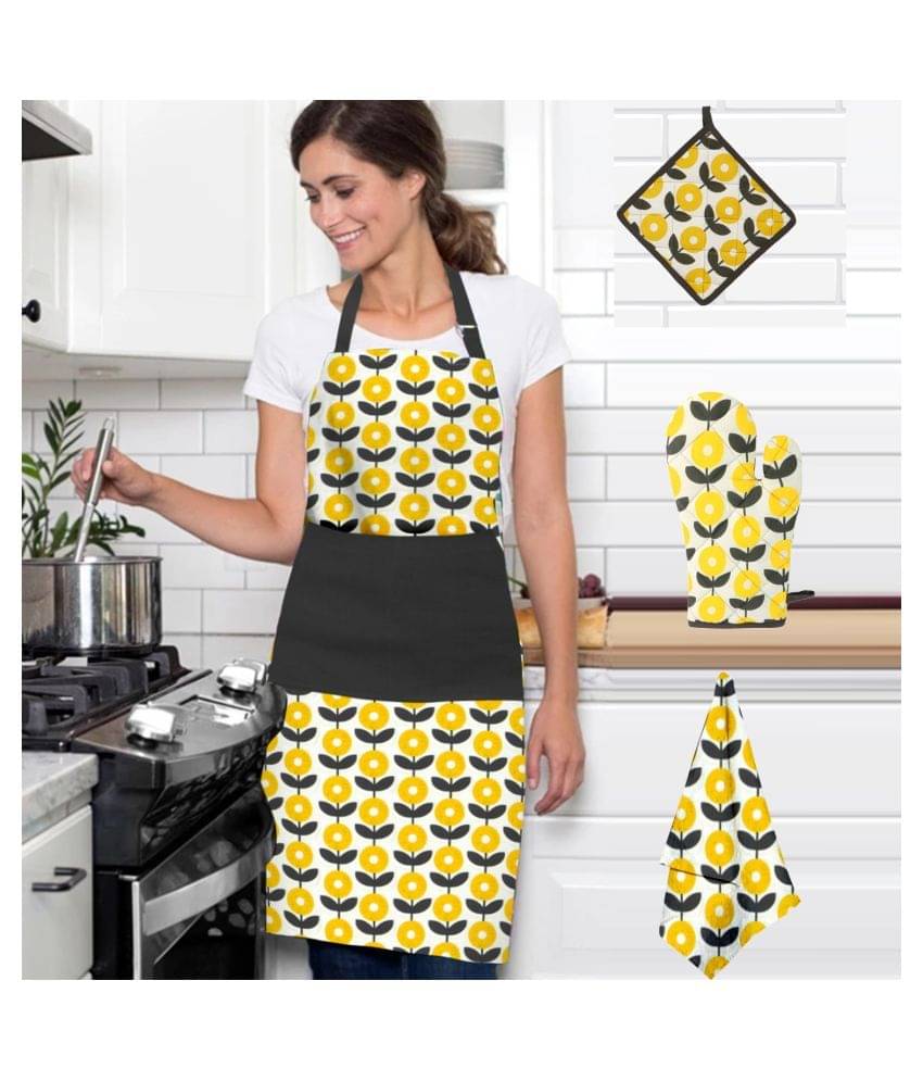 DECOTREE Cotton Floral Apron Combos ( ) DECOTREE Cotton Floral Apron Combos ( )