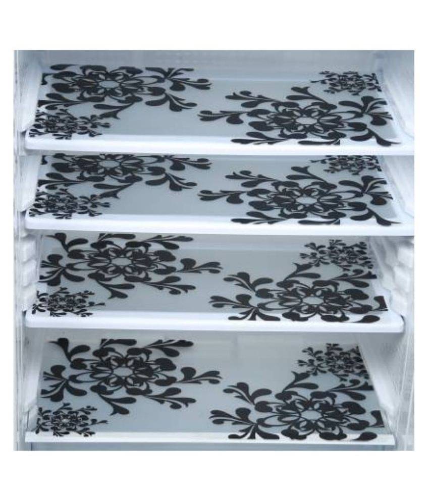 Revexo Set of 4 PVC Multi Fridge Mats Revexo Set of 4 PVC Multi Fridge Mats