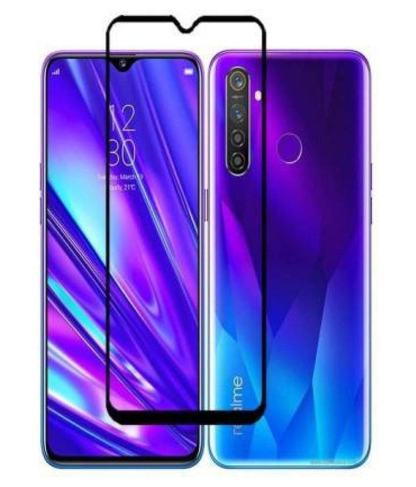 Realme 5 Pro Tempered Glass Screen Guard By Ravbelli EDGE...