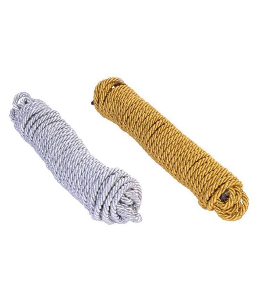 Vardhman - Polyster Zari Thread Dori Gold & Silver 5 mts Gold, 5 Mts Silver ( Pack of 2 )     			Vardhman - Polyster Zari Thread Dori Gold & Silver 5 mts Gold, 5 Mts Silver ( Pack of 2 )