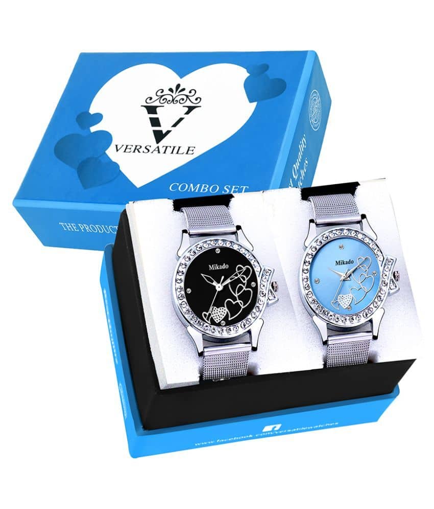 Versatile - Silver Metal Analog Womens Watch