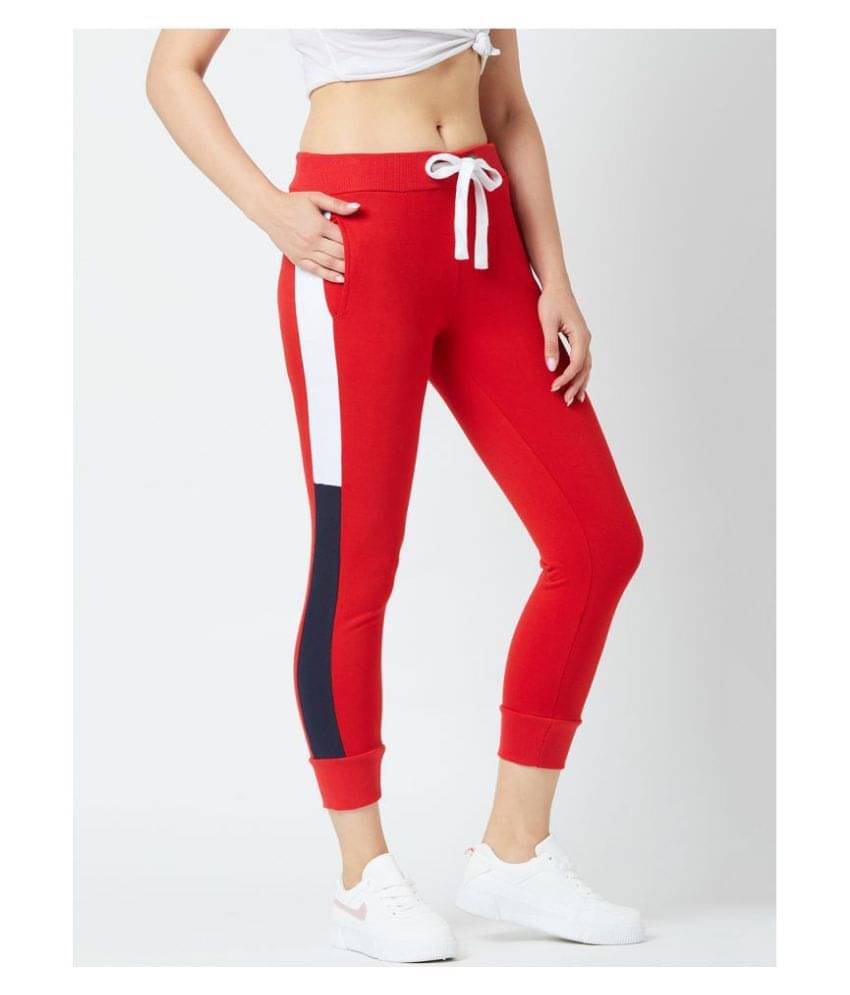     			The Dry State - Multicolor Cotton Blend Women's Gym Joggers ( Pack of 1 )