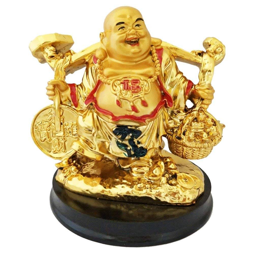 Blessing Paradise Buddah Bone China Buddha Idol 15 x 12 cms Pack of 1 Blessing Paradise Buddah Bone China Buddha Idol 15 x 12 cms Pack of 1