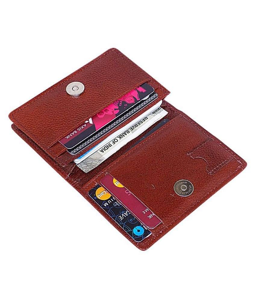     			Style 98 Button Red Card Holder