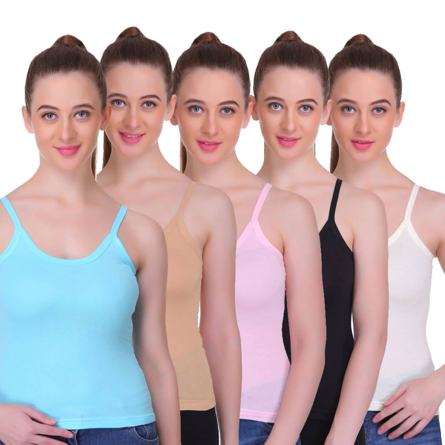 TT Cotton Lycra Slip - Multi Color