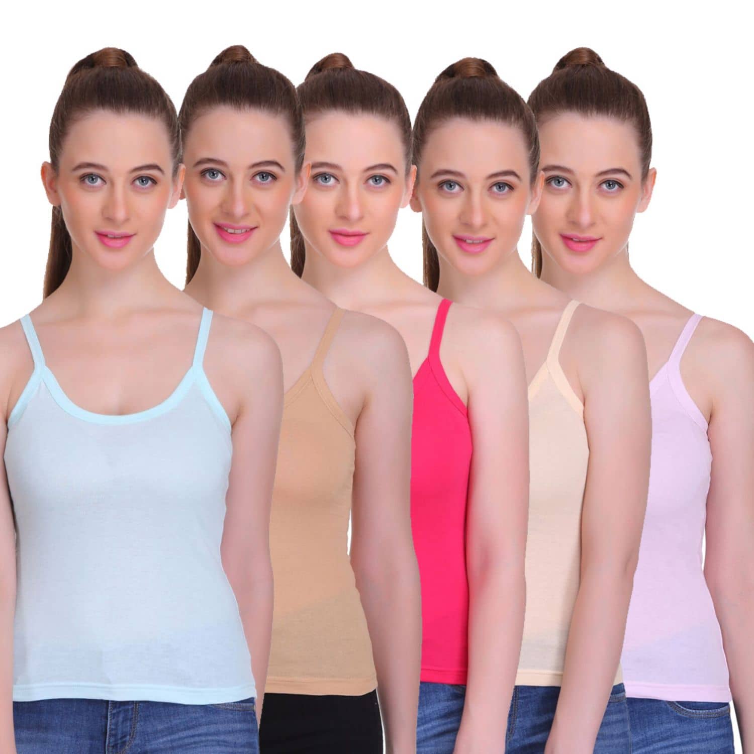 TT Cotton Lycra Slip - Multi Color
