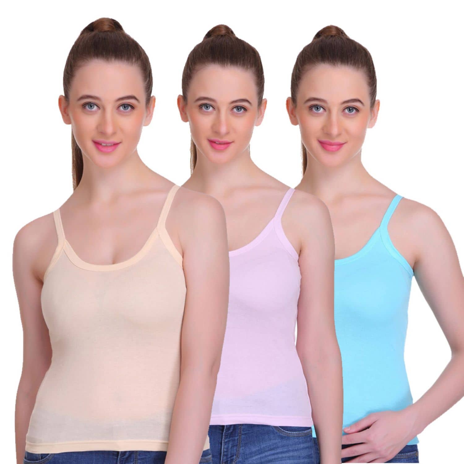 TT Cotton Lycra Slip - Multi Color
