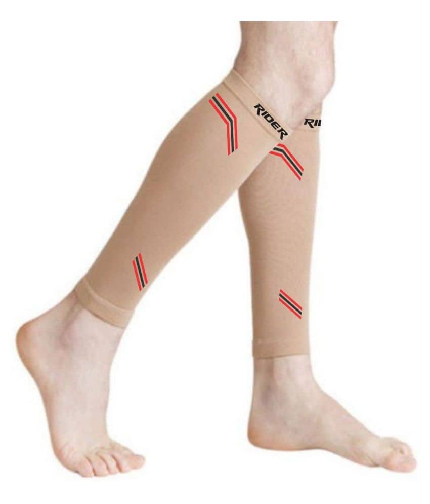 Just Rider Calf Compression Sleeves for Men & Women - Calf Support Leg Compression Socks for Shin Splint & Calf Pain Relief - Sports and Fitness Equipment | Buy online on ZillyBuy