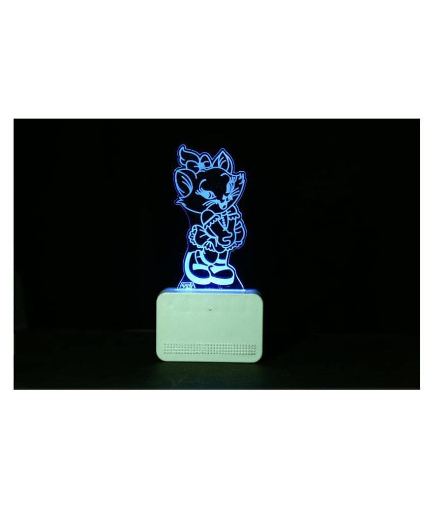     			SUPER AJANTA Miccy Mouse 2040 3D Night Lamp Multi - Pack of 1