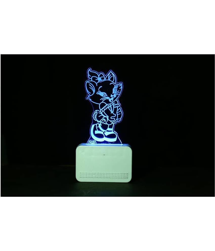 SUPER AJANTA Miccy Mouse 2040 3D Night Lamp Multi - Pack of 1 - Electricals | Buy online on ZillyBuy