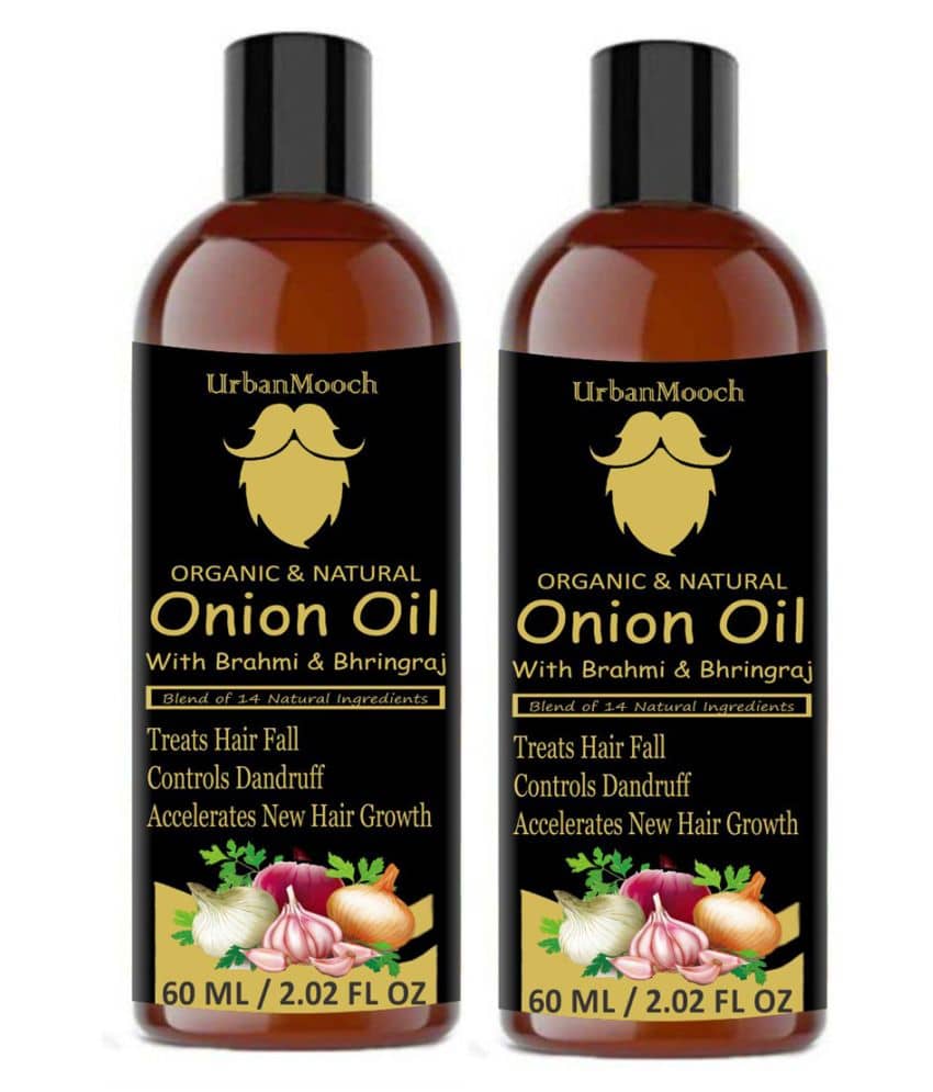 UrbanMooch ONION Oil For Hair Growth & Anti Dandruff 120 mL Pack of 2