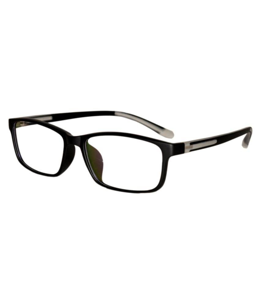 Peter Jones Black Rectangle Spectacle Frame 1838BW Peter Jones Black Rectangle Spectacle Frame 1838BW