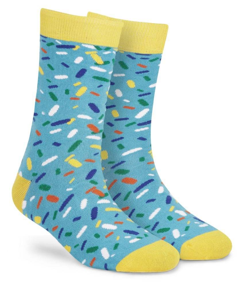     			Dynamocks Multi Casual Full Length Socks Pack of 1