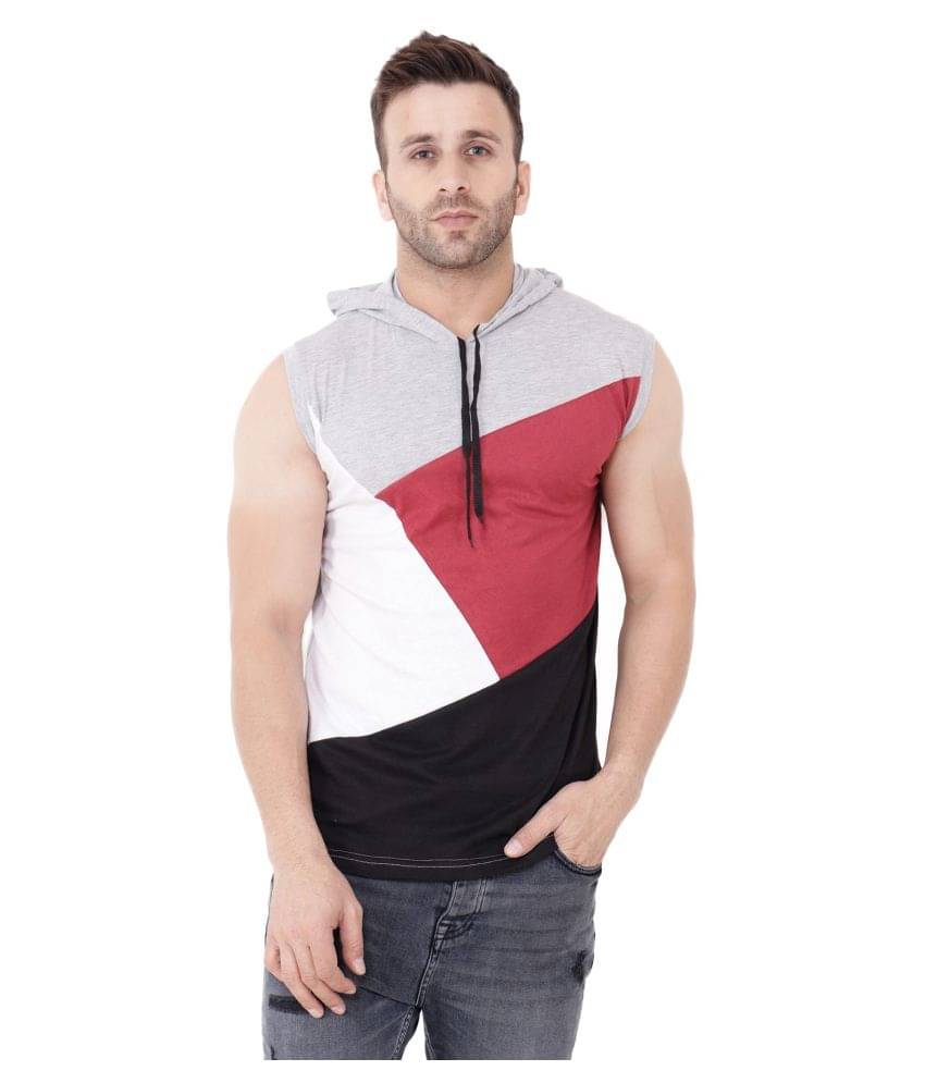     			Tfurnish Cotton Blend Multicolor Solids T-Shirt
