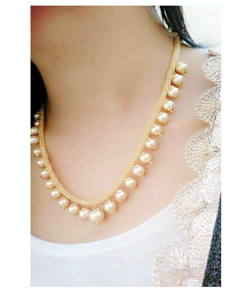     			gilher Alloy Multi Color Contemporary Contemporary/Fashion Gold Plated Necklaces Set