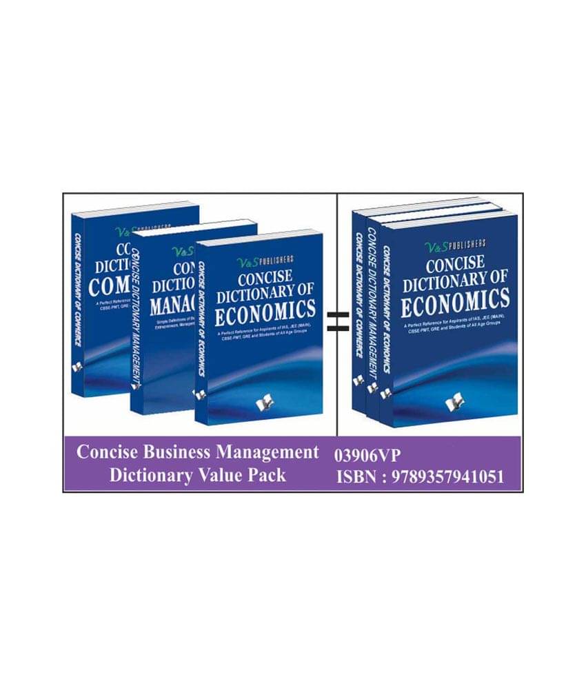     			Concise Business Management  Dictionary Value Pack