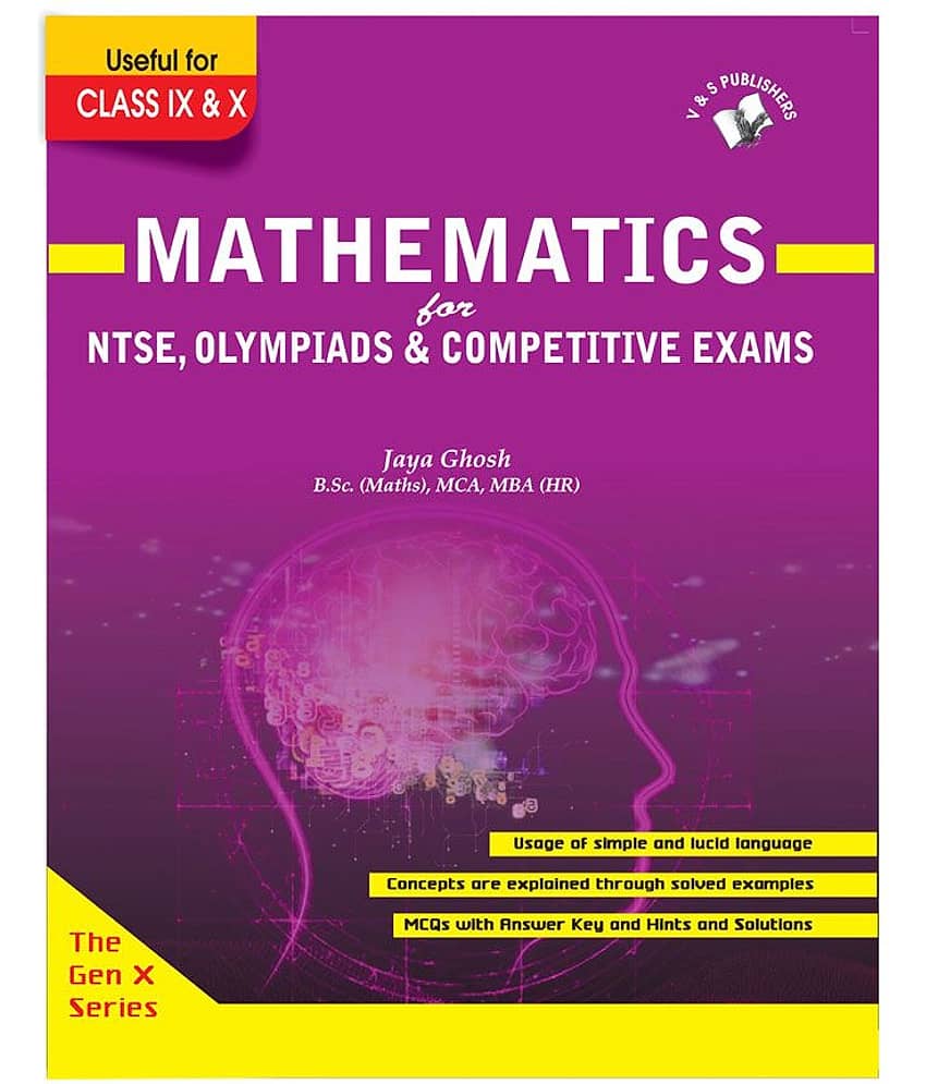 Mathematics -For NTSE,olympiads & competitive exams - Stationery | Buy online on ZillyBuy