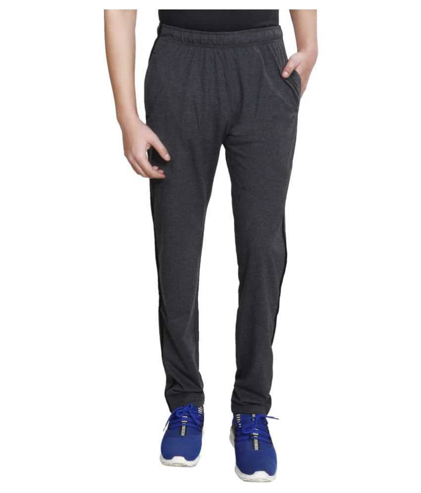 TT Grey Cotton Trackpants - Track Pants | Buy online on ZillyBuy