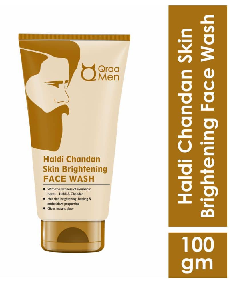 Qraa Men De-Tan Kit-Scrub 100Gm,Cleanser 100Gm,Pack 100Gm For Men Instant Tan Removal Pack Of 3