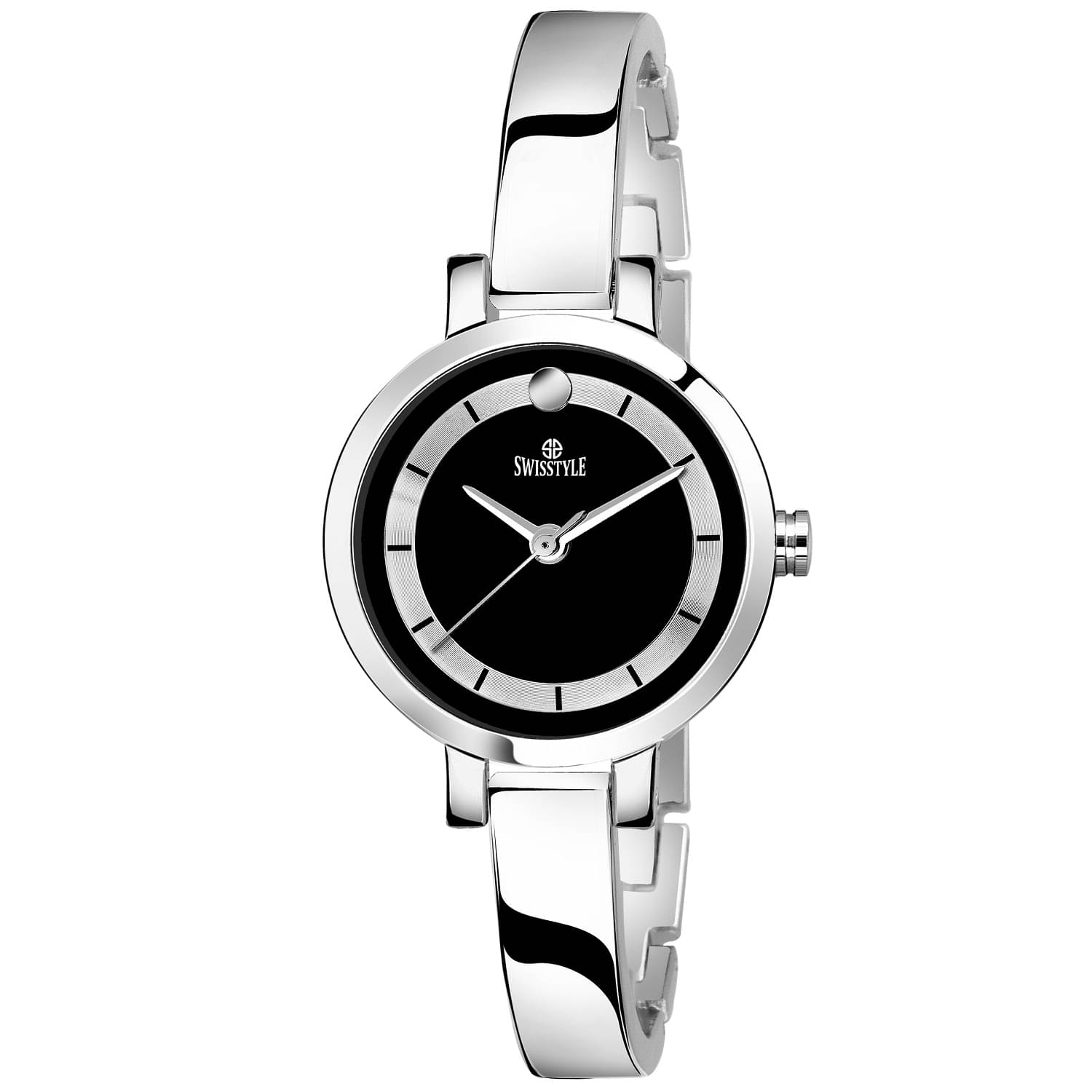     			Swisstyle Stainless Steel Round Womens Watch