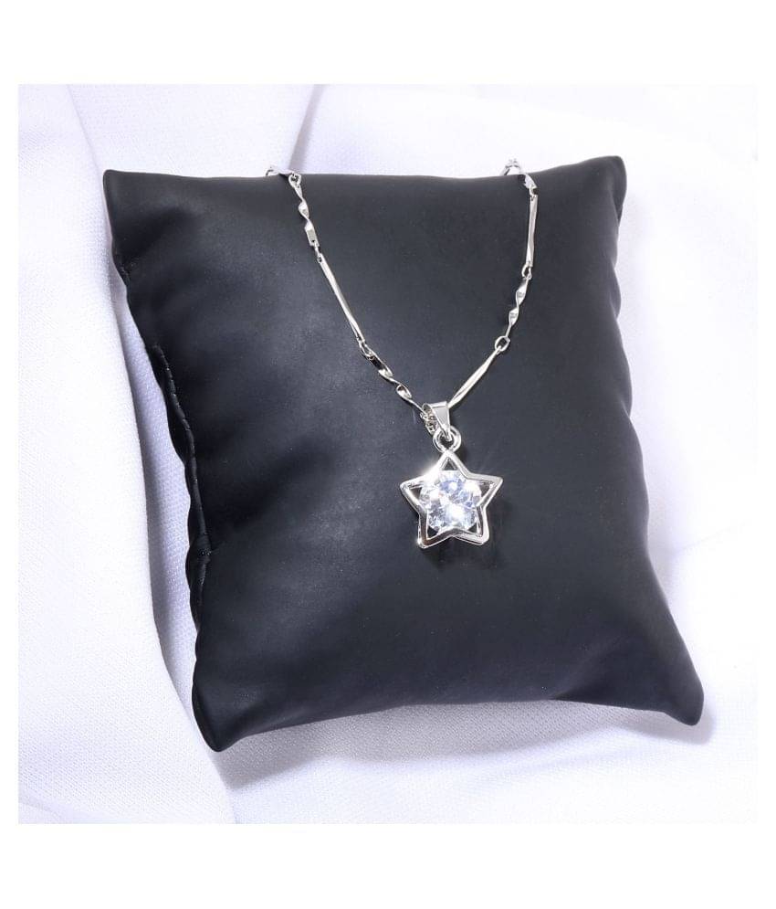     			Silver Shine - Silver Pendant ( Pack of 1 )