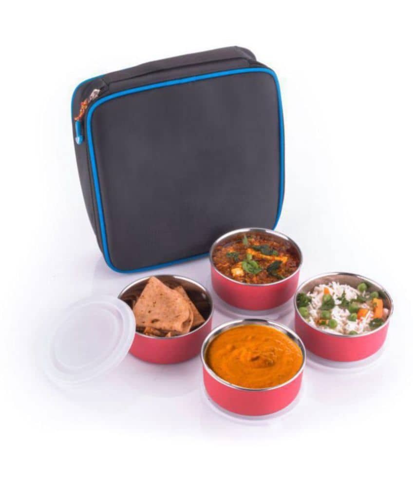 Analog kitchenware Pink Steel Lunch Box