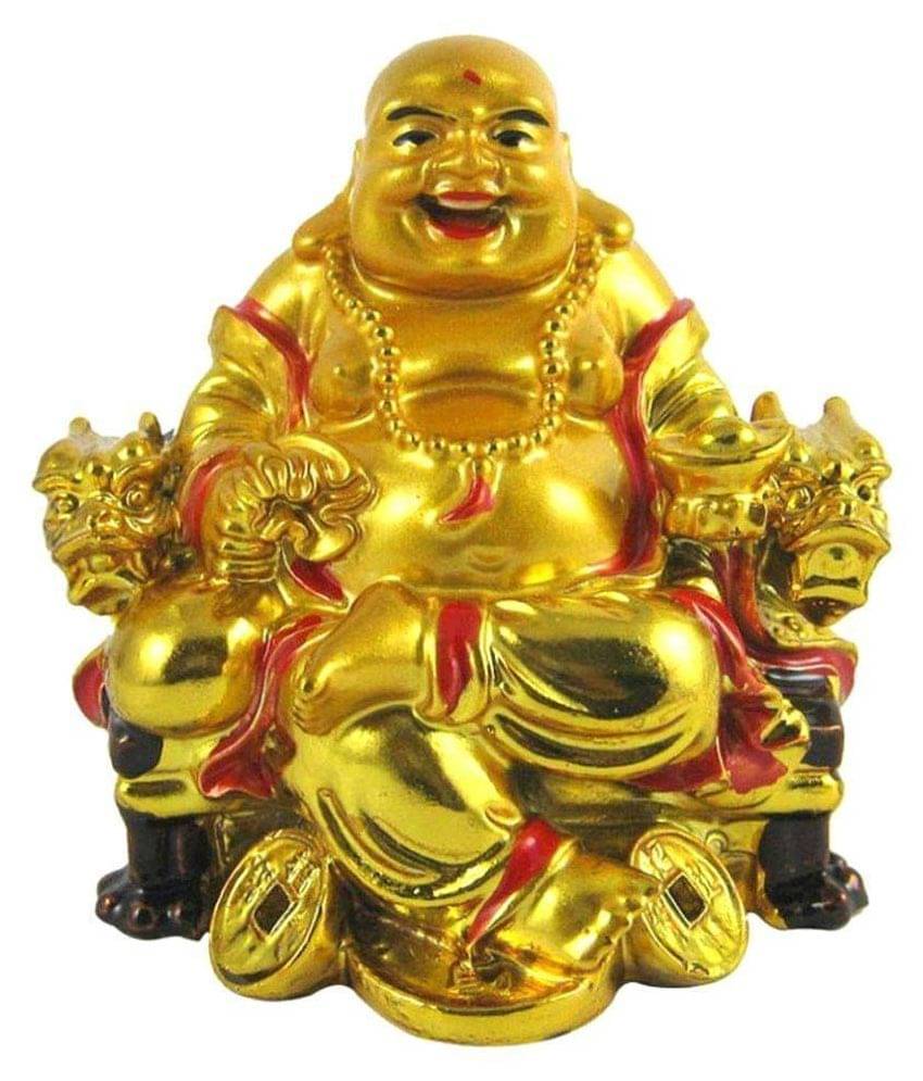     			Laughing Buddha Statue For Happiness, Wealth & Good luck Decorative Showpiece