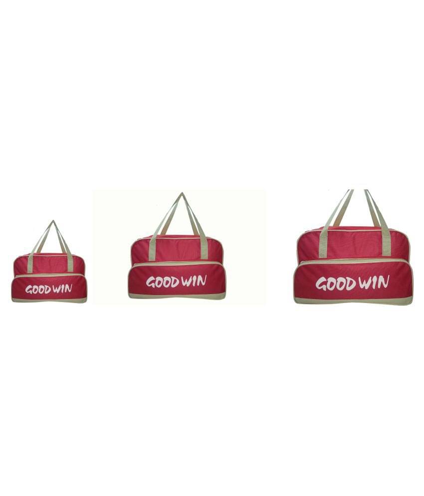    			Goodwin Red Solid L Duffle Bag