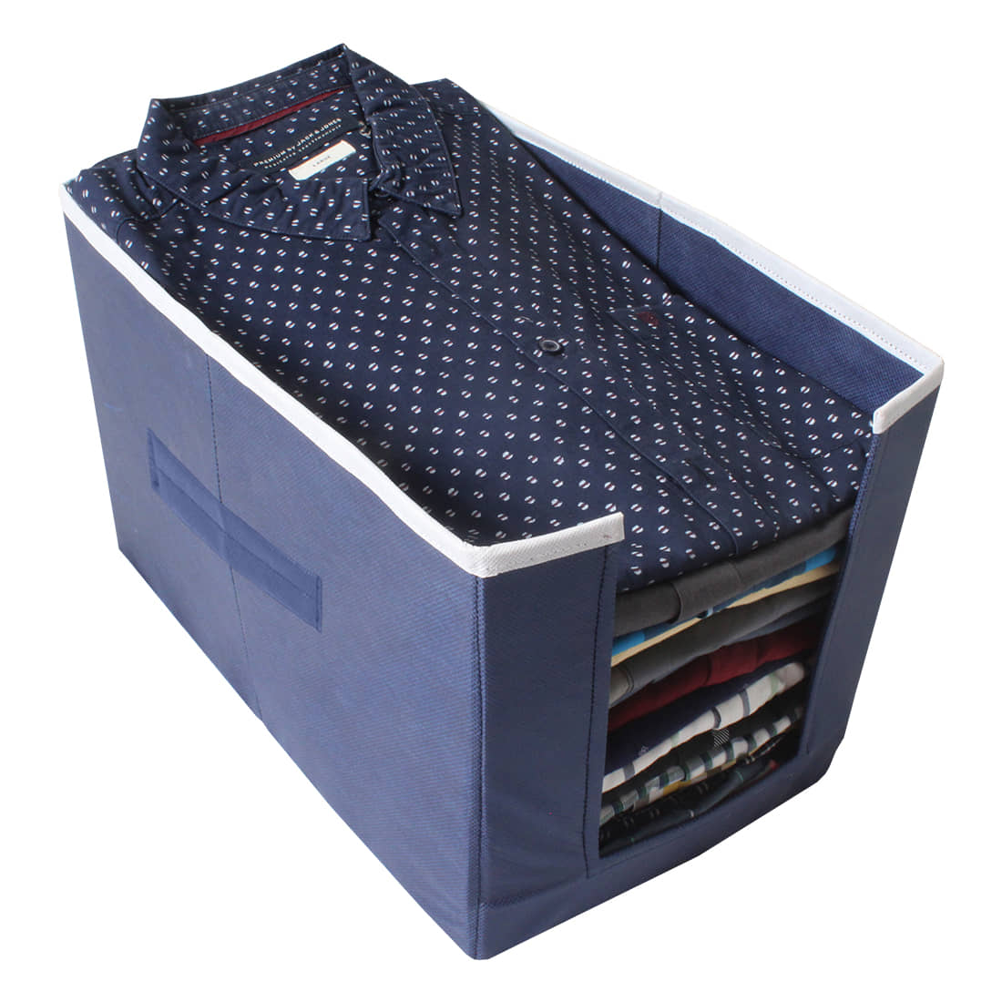 PrettyKrafts Shirt Stacker Closet Organizer - Shirts and Clothing Organizer - Exile - GreyBlack - Handbags | Buy online on ZillyBuy