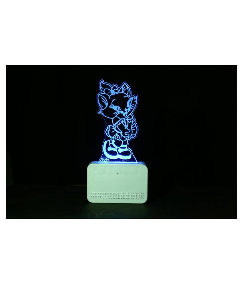     			SUPER AJANTA Miccy Mouse 2040 3D Night Lamp Multi - Pack of 1