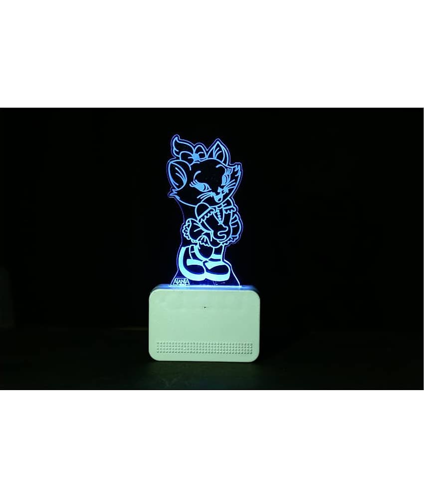 SUPER AJANTA Miccy Mouse 2040 3D Night Lamp Multi - Pack of 1 - Electricals | Buy online on ZillyBuy