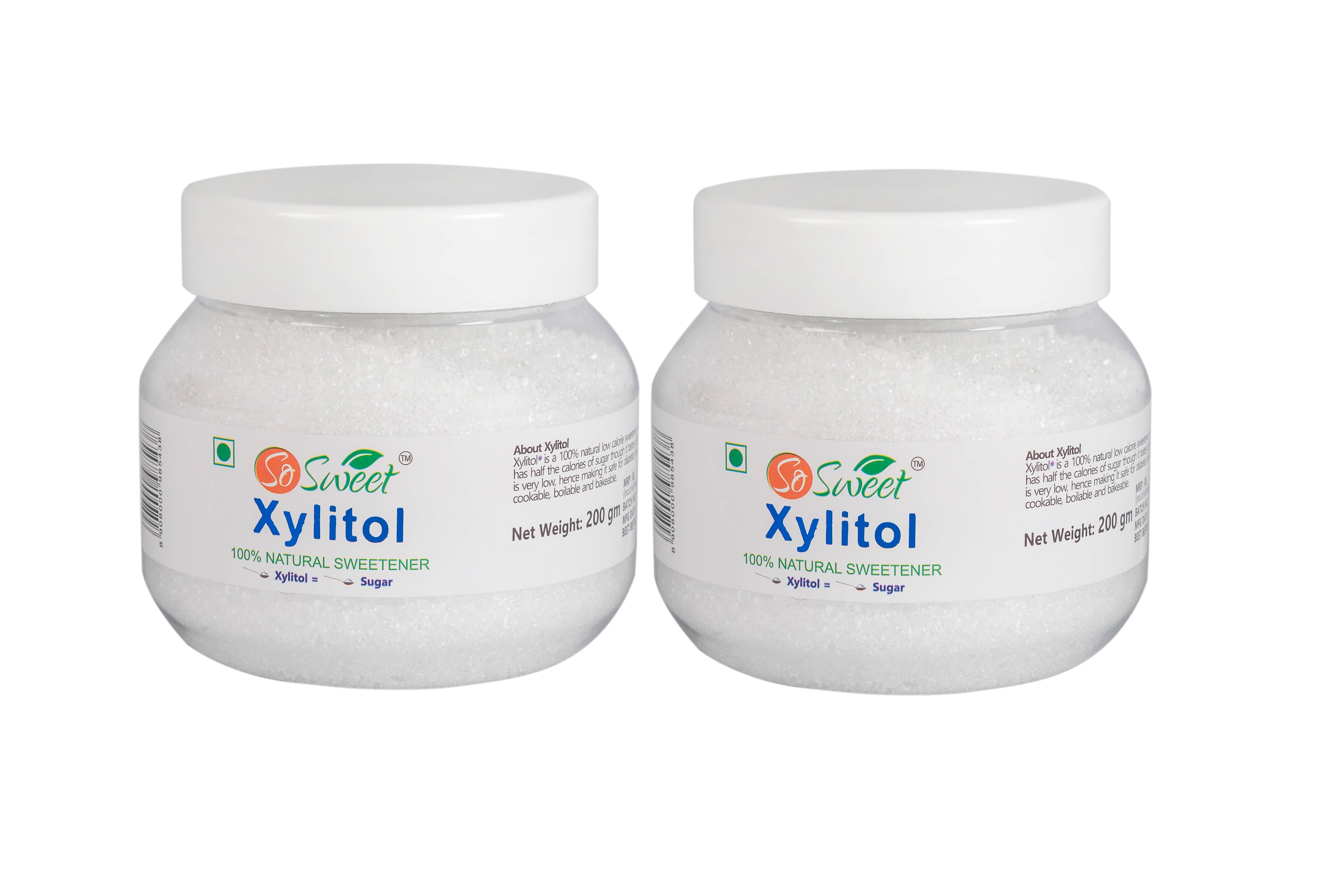     			So Sweet Xylitol 100% Natural Sweetener 400gm -Sugarfree (PO2) (200gm Each)